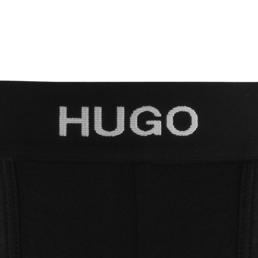 Alternative Image for ProductHUGO Triple Pack Boxer Trunks Black3